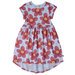 Minti Painted Flower Dress - Cornflower Marle