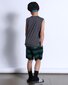 Minti Shark Mask Sleeveless Tee - Dark Grey