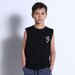 Minti Speedy Skeleton Sleeveless Tee - Black