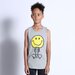 Minti Happy Skater Singlet - Grey Marle