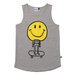 Minti Happy Skater Singlet - Grey Marle