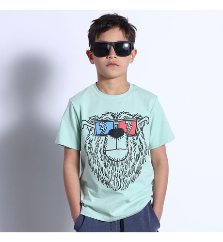 Minti 3D Bear Tee - Mint