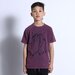 Minti High Five Tee - Muted Purple Wash