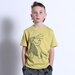 Minti Friendly Godzilla Tee - Yellow Marle