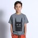 Minti Scribble Monster Tee - Charcoal Marle