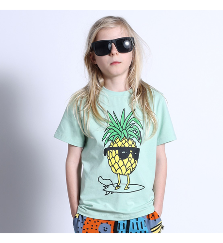 Minti Cool Pineapple Tee - Mint