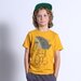 Minti Shark Mask Tee - Mustard