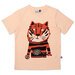 Minti Sports Tiger Tee - Light Orange Marle