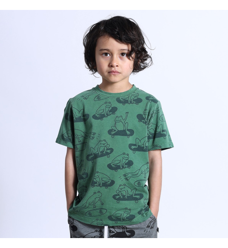 Minti Skate Frogs Tee - Turf Wash