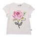 Minti Nice Flower Tee - White Marle