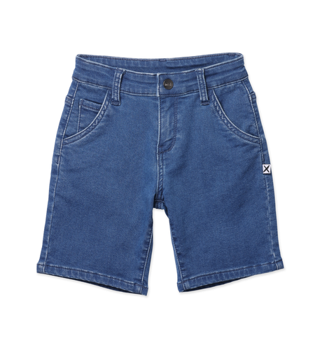 Minti Soft Feel Denim Short - Blue