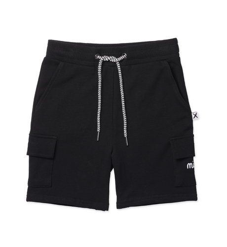 Minti Deluxe Cargo Short - Black