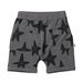 Minti Happy Stars Short - Charcoal Marle