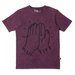 Minti High Five Tee - Muted Purple Wash