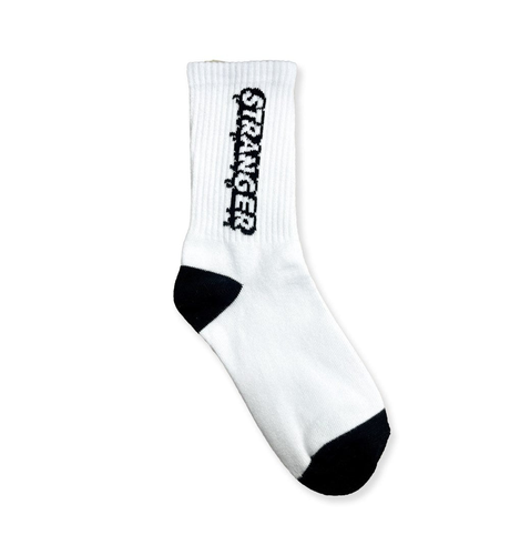 Hello Stranger Stranger Socks - White Black