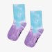 The Girl Club Lavender Tie-Dye Scallop Edge Socks