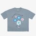 The Girl Club Blue Flower Power Tee