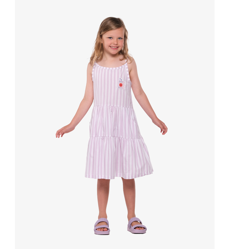 The Girl Club Pink Stripe Cotton Play Dress