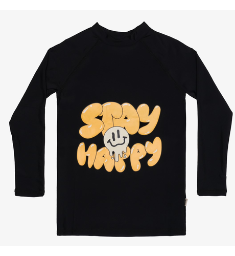 Band Of Boys Stay Happy Black Rashie
