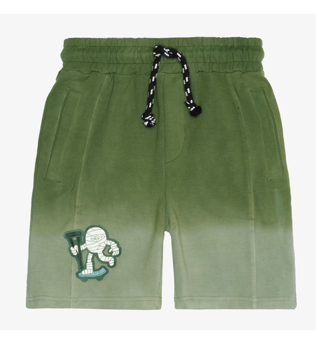 Band Of Boys Ride Or Die Green Dip-Dye Shorts