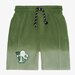 Band Of Boys Ride Or Die Green Dip-Dye Shorts