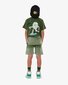 Band Of Boys Ride Or Die Green Dip-Dye Shorts