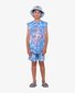 Band Of Boys Smile Guys Tie-Dye Tank - Blue Tie Dye