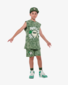 Band Of Boys Have A Good Day Tank - Green Tie Dye