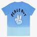 Band Of Boys Peace Out Blue Dip-Dye Tee