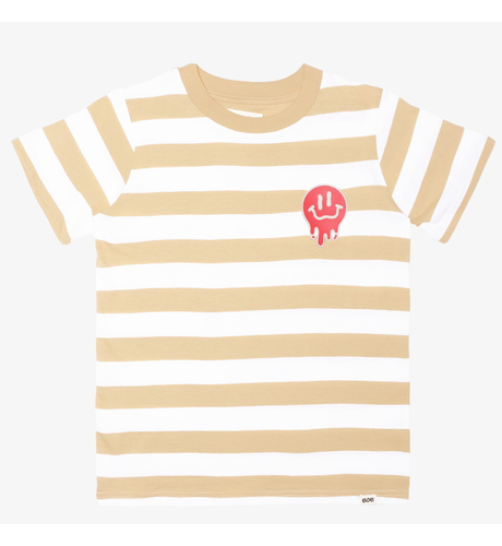 Band Of Boys Smile Guys Oat Stripe Tee