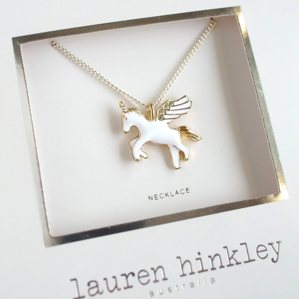 Lauren Hinkley Flying Unicorn Necklace CLOTHING ACCESSORIES JEWELLERY Kids Clothing NZ Shop Online Kid Republic