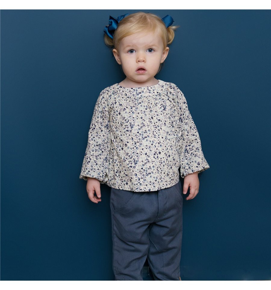 Daisy & Moose Bluebells Roundneck Top SALESale Girls Clothing Kids