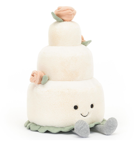 Jellycat Amuseable White Wedding Cake - SHOP BY BRAND-Jellycat