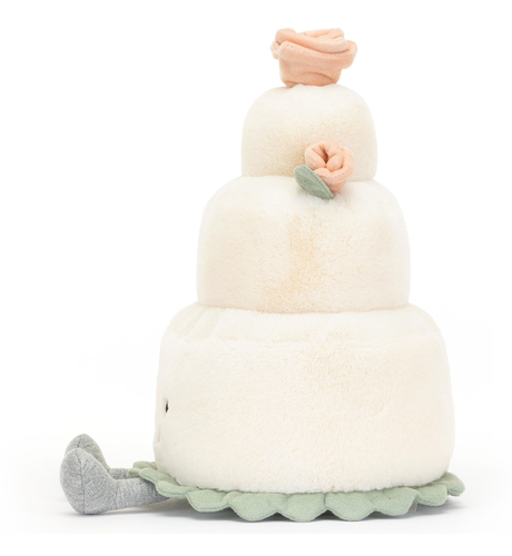 Jellycat Amuseable White Wedding Cake - PLAY-Soft Toys