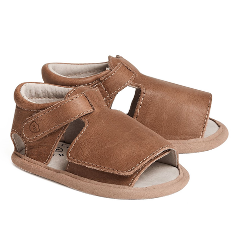 Pretty Brave Milo Baby Sandal - Tan