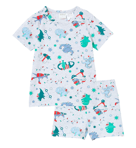 Milky Dino Christmas PJ's