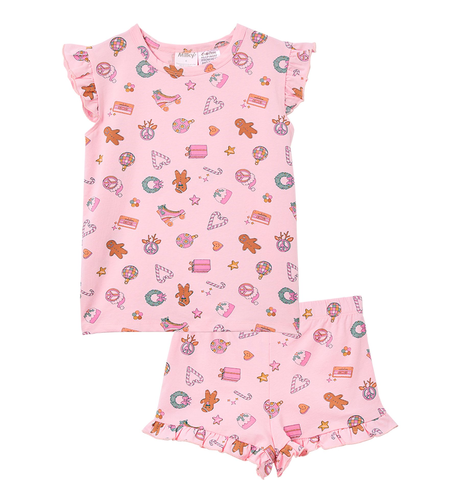 Milky Festive Pink PJs