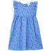 Milky Cornflower Broderie Dress