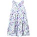 Milky Wisteria Tiered Dress