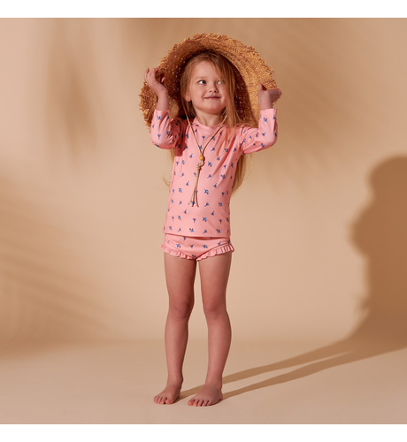 Wilson & Frenchy Little Flower Rashie Swim Set