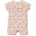 Wilson & Frenchy Little Flower Organic Rib Zipsuit