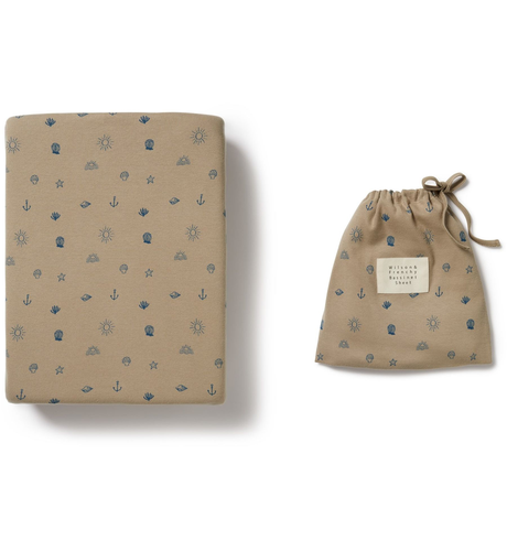 Wilson & Frenchy Summer Days Organic Bassinet Sheet