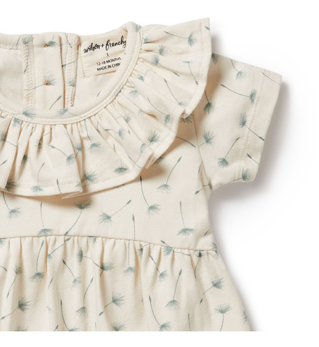 Wilson and Frenchy Girls Organic Corduroy Ruffle Pant - Amber Glow main image 1