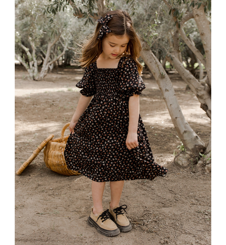 Rylee + Cru Adelaide Dress - Dark Floral