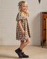 Rylee + Cru Marley Dress - Charcoal Check