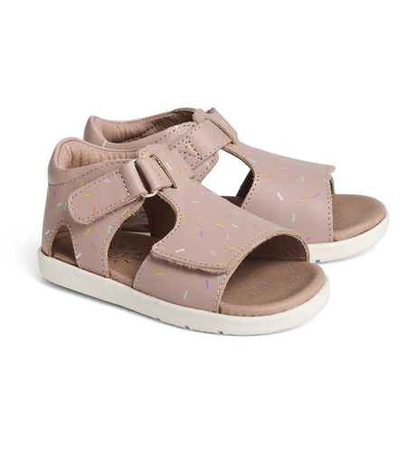 Pretty Brave Bailey 1st Walker Sandal - Sprinkles