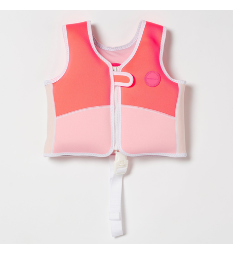 Sunnylife Melody the Mermaid Swim Vest - Neon Strawberry