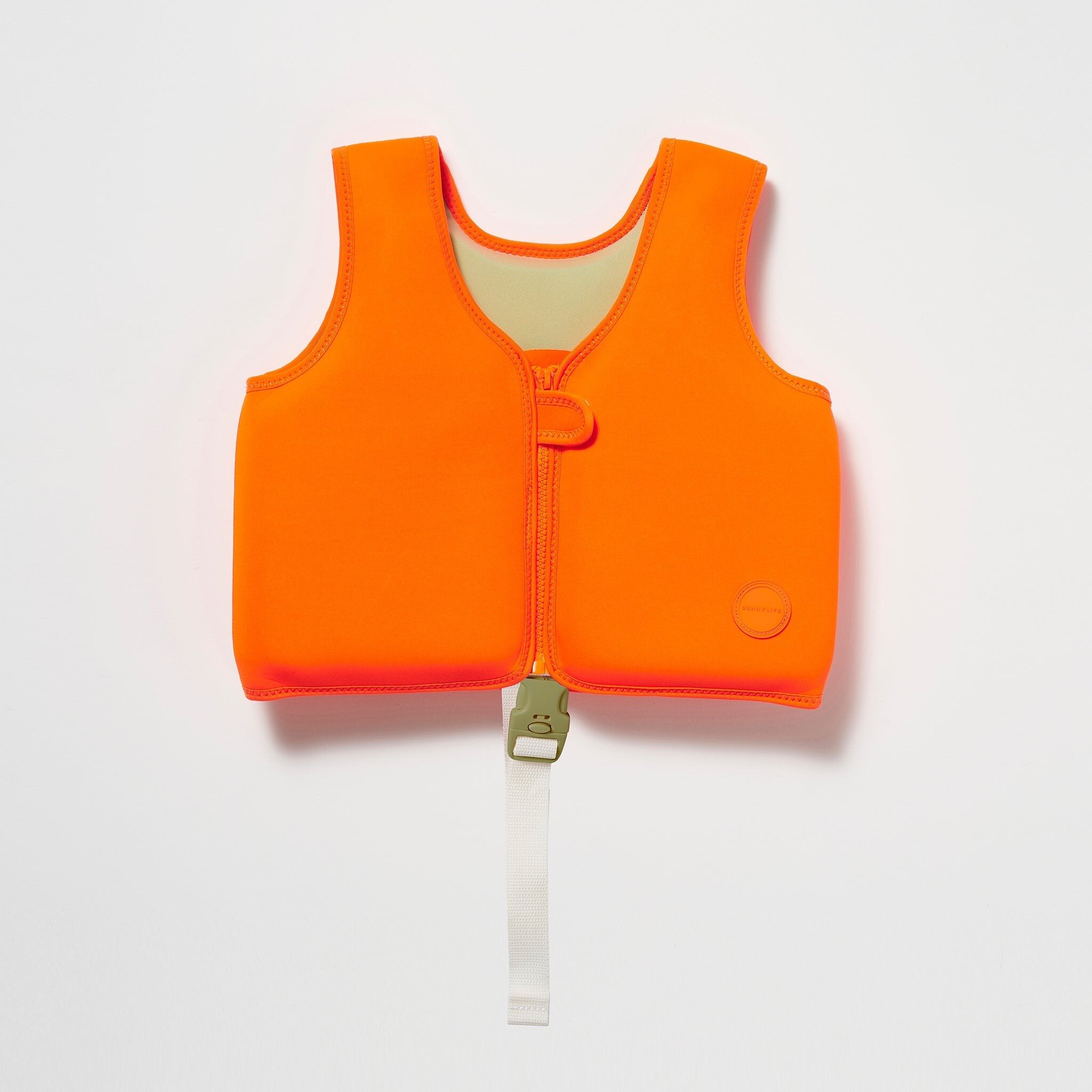 Sunnylife Sonny The Sea Creature Swim Vest Neon Orange