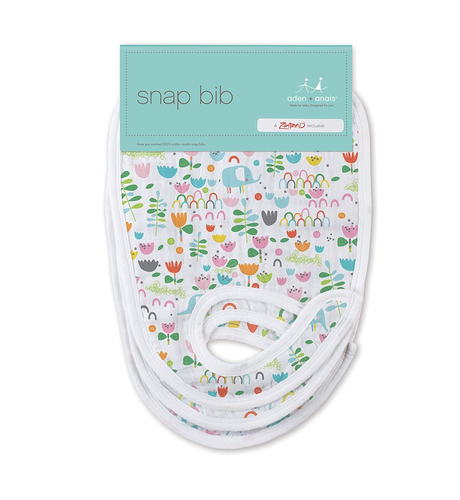 Aden & Anais Snap Bibs 3 Pk - Fairground