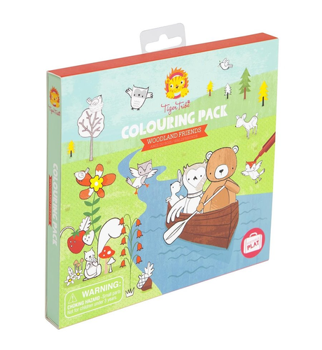 Tiger Tribe Colouring Pack - Woodland